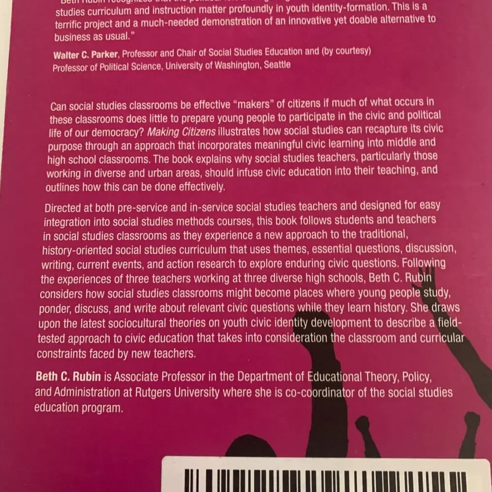 Making Citizens Rubin, Beth C Paperback Book